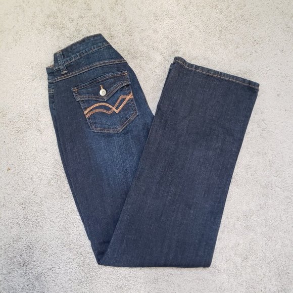 Nine West Jeans West End Bootcut Women's 16/32 Average High Rise Blue Denim - Picture 7 of 16